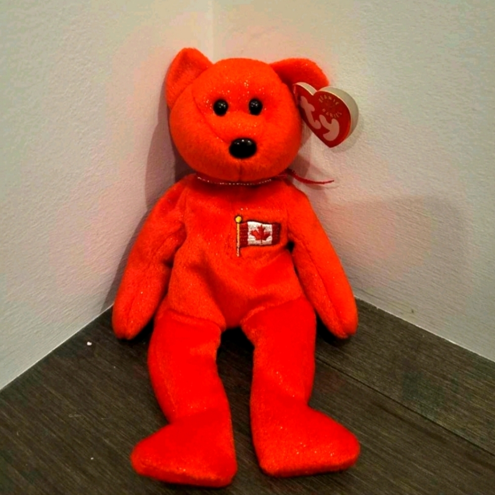 🍀4 FOR $15 NWT Beanie Baby Pierre Canada Bear